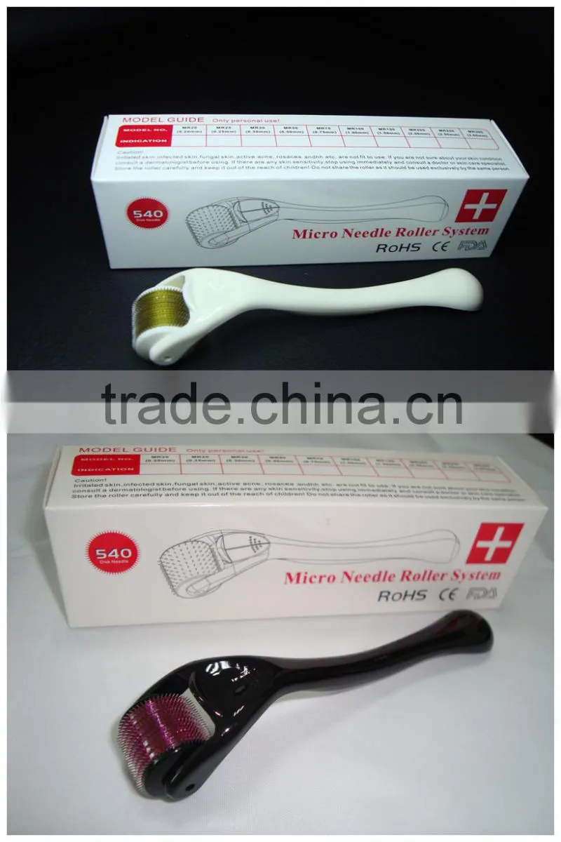 China MT derma roller microneedle 540 derma roller