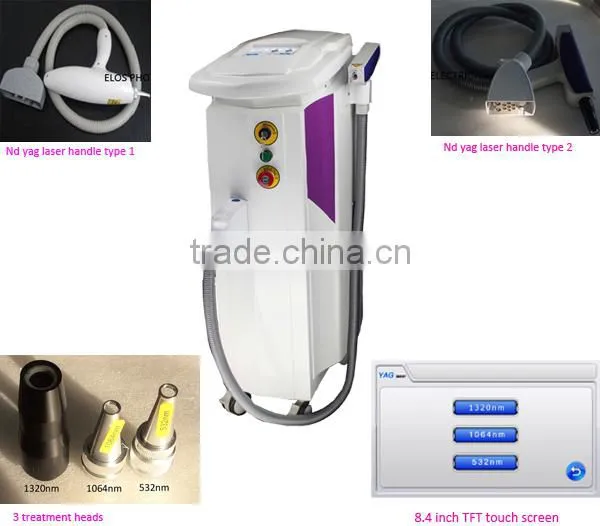 Quality first laser hair and tattoo removal machine