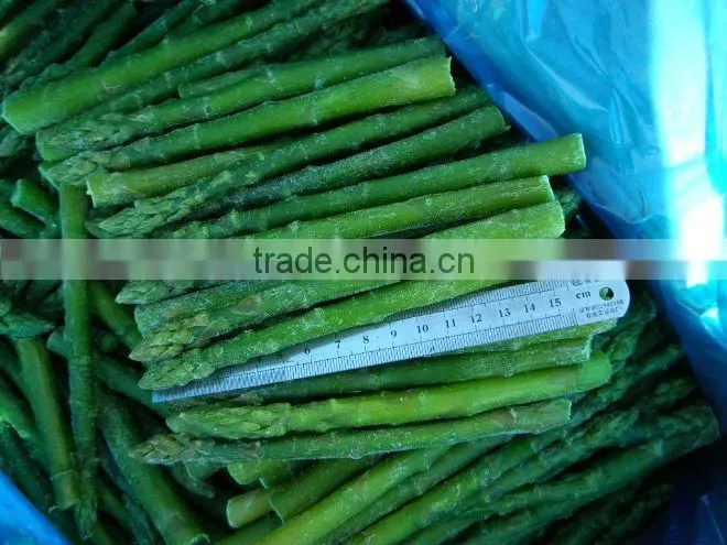 IQF freezing process frozen asparagus