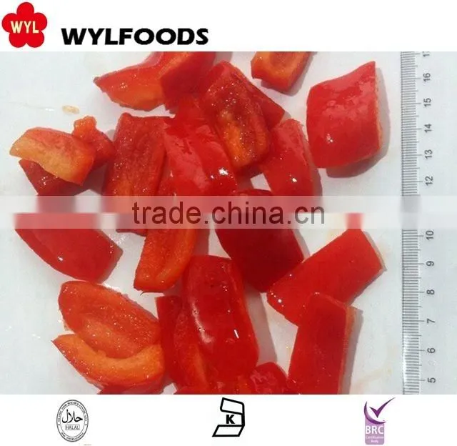 IQFprice for frozen Sweet pepper green cube