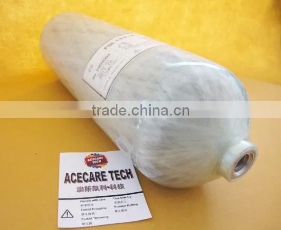 Gas cylinder, 4.7L-30MPa High pressure carnon fiber gas cylinder, composite cylinder