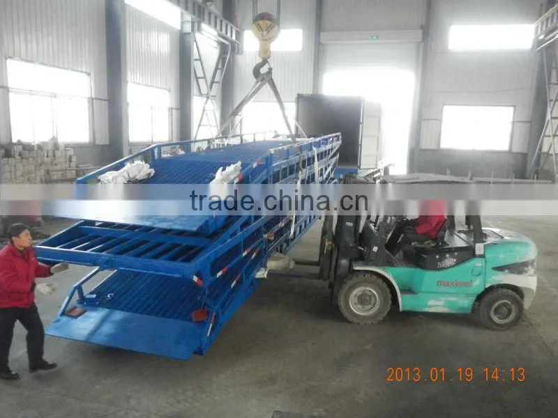10T ajustable container loading equipment