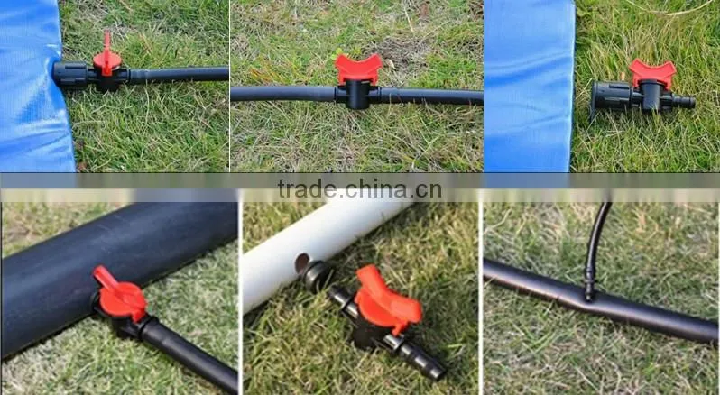 Plastic Irrigation lay flat hose fittings