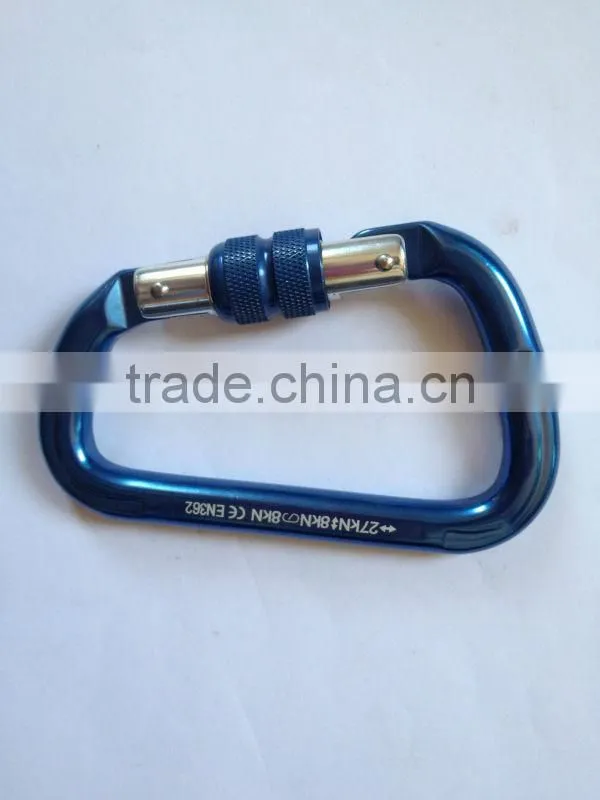 D-shaped carabiner, Mountaineering Aluminum Alloy carabiner, climbing safety carabiner, ANPEN D-shaped Kaarabiner