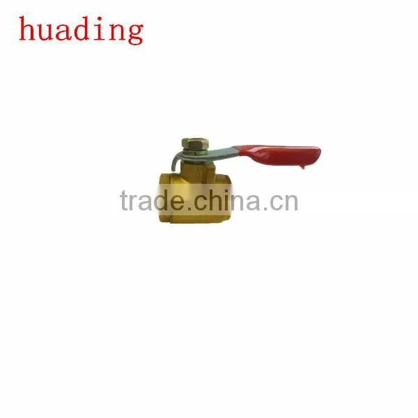 1/4" 3/8" 1/2" npt bspt thread mini ball valve with brass material