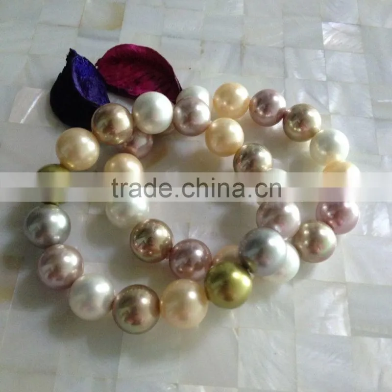 AA grade tear-drop shaped fresh water pearl necklace bracelet