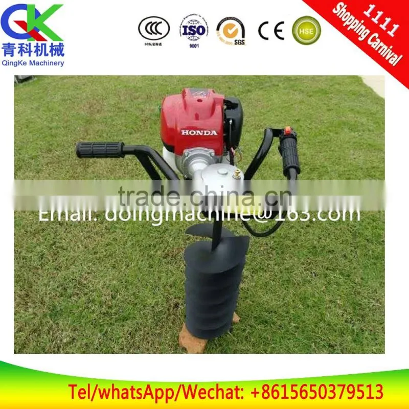 manual hole digger machine made in QK machinery