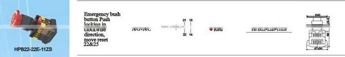 Wholesale Mementary PUSH BUTTON SWITCH HPB22-22E-11ZS WITH HIGH QUALITY