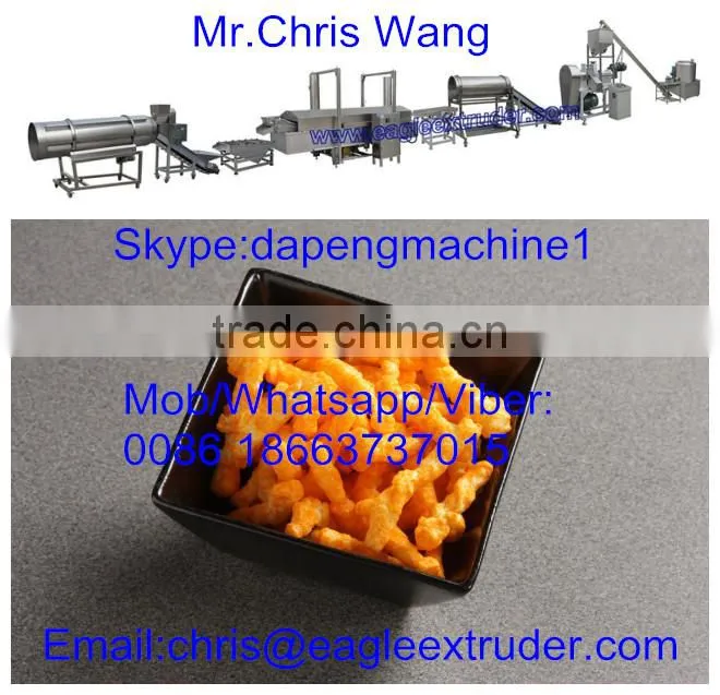 Kurkure snacks food extruder