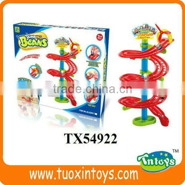 Rotating track magic jumping beans