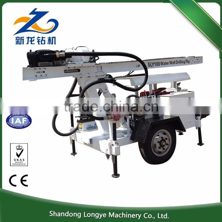 Cheap stuff to sell SLY100 high quality portable water well drilling rig