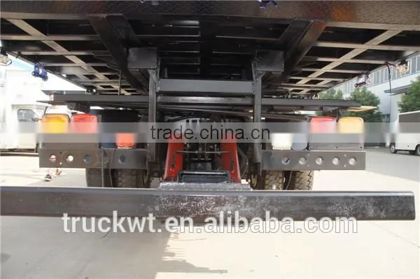 dongfeng 4x2 one tow two flatbed wrecker towing truck