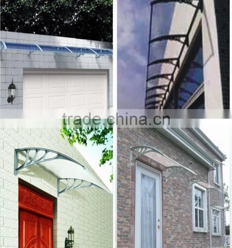 polycarbonate 270 degree awning for cars for doors and windows