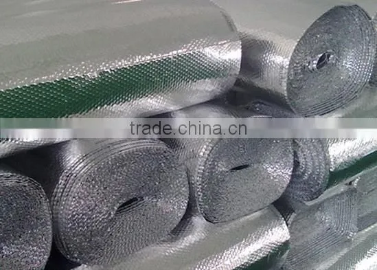 Attic wall and roof aluminum foil reflective bubble heat insulation materials for pipe,construction