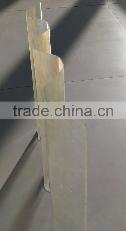 flat tempered fiberglass reinforced plastic transparent sheet Made in China