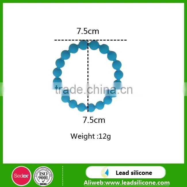 Fashion Silicone Bead Bracelets Colorful Silicone Bracelet