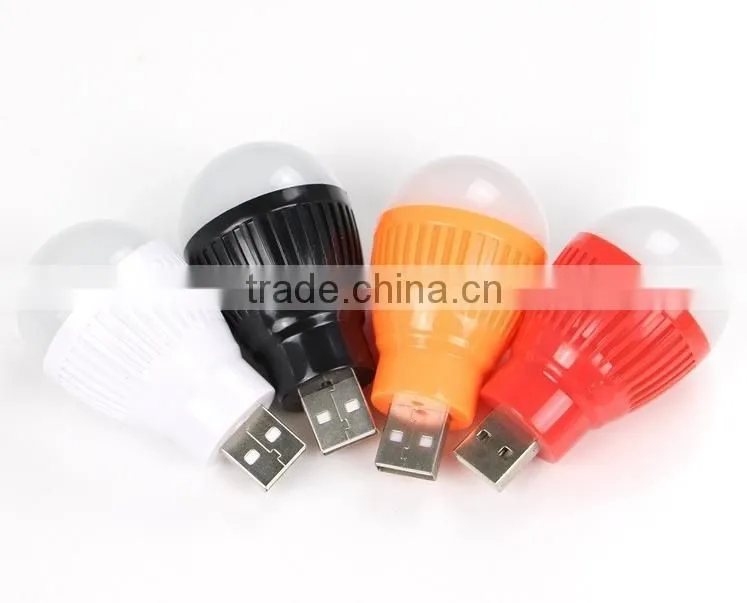 Portable Computer Laptop PC Desk Reading Lamp Mini USB Light Bulb