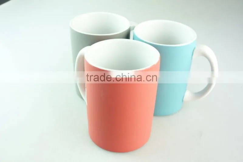 Stocked,Eco-Friendly Feature and Mugs Drinkware Type double ceramic mug with handle
