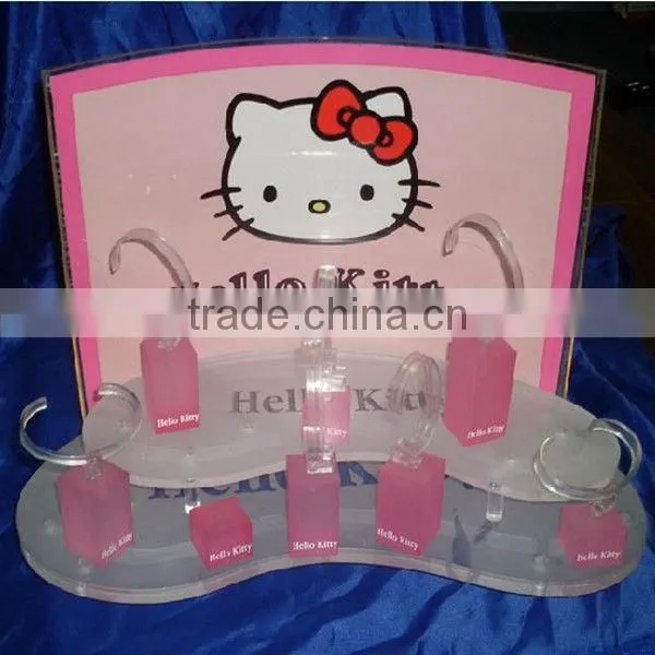 2015 newest design acrylic watch display stand custom acrylic display stand for watch PMMA material acrylic watch show stand