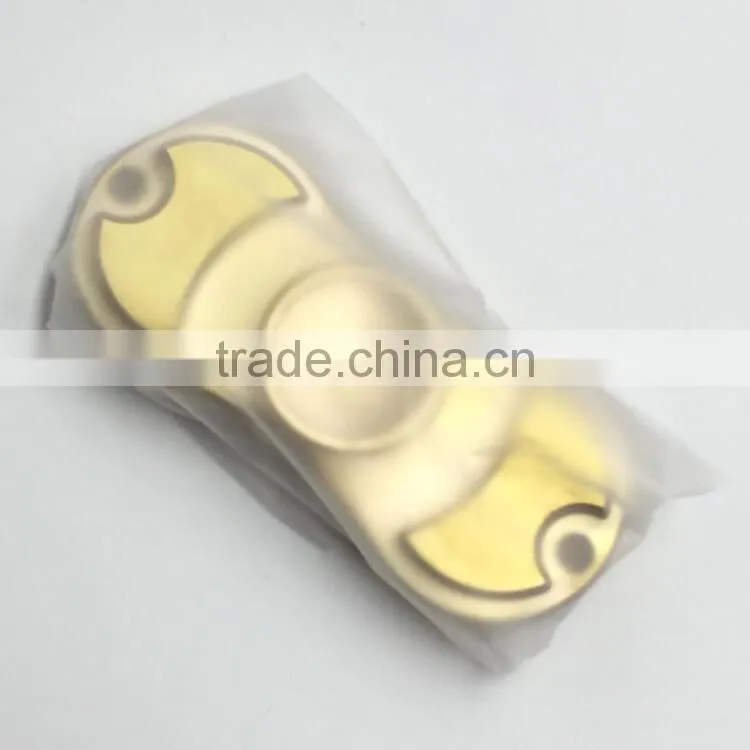 China supplier OEM metal copper hand fidget spinner toy