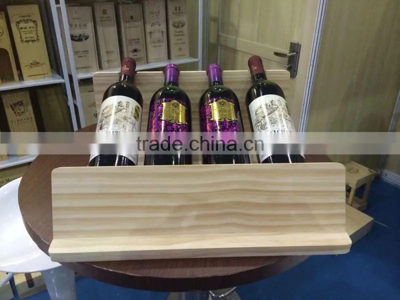 2015 new design bar solid wood red wine rack