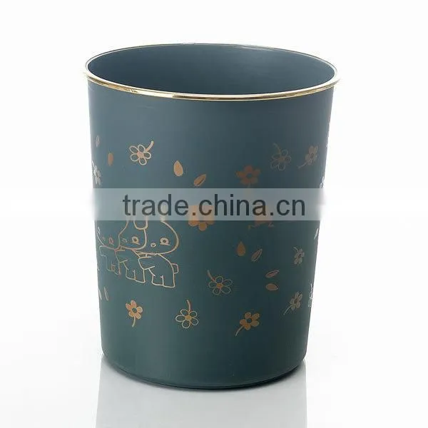 Plastic rabbit pattern wastebin new PP