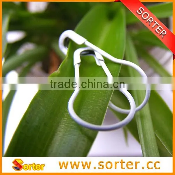 High quality competitive price white color pear safety pin