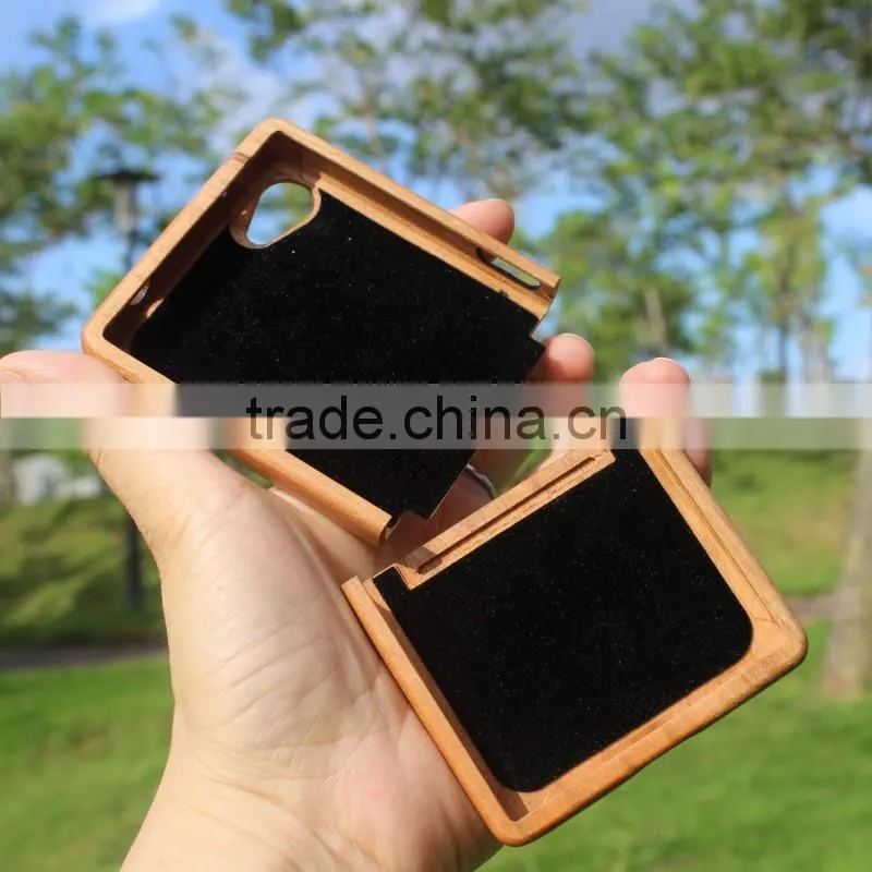 Classical Chinese walnut/bamboo/rosewood/cherry cell phone case for Sony