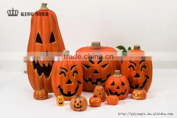 24 inch new plastic LED based acrylic pumpkin halloween decorations