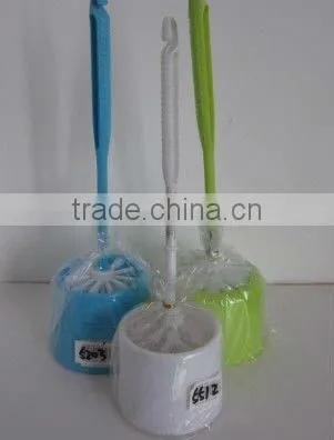 Plastic small & convenient Toilet brush holder with sky colour