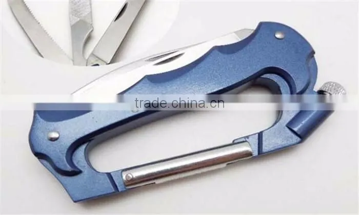 Special gift products multifunction portable carabiner with LED