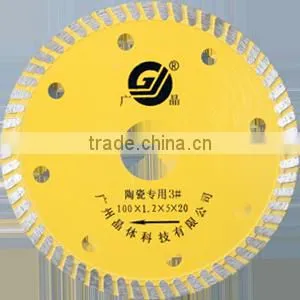 diamond blade 4" diamond saw blade for ceramic/tile/porcelain/diamond tool manufacturer