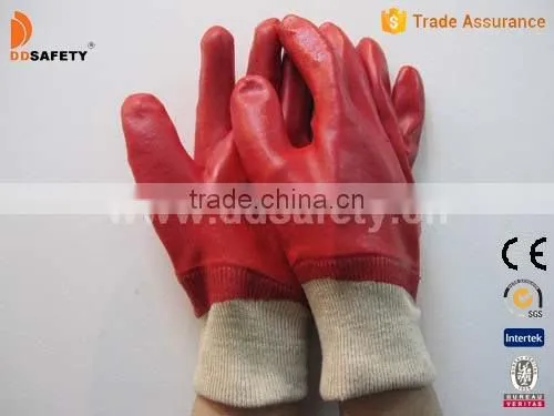 DDSAFETY Wholesale Cheap Safety Gloves PVC Gloves With High Quality