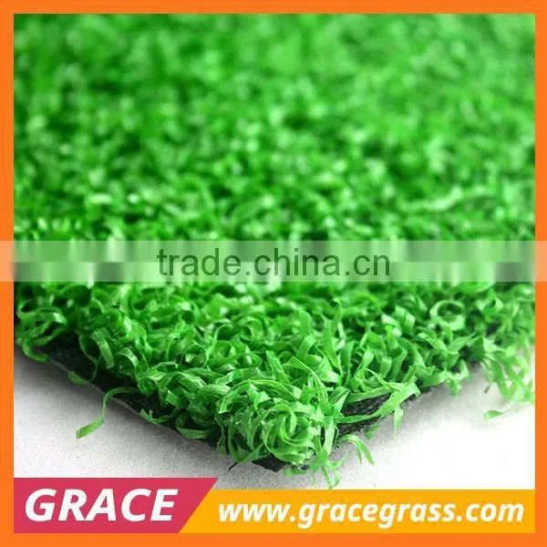 Green Polyethylene Synthetic Grass Outdoor Mat