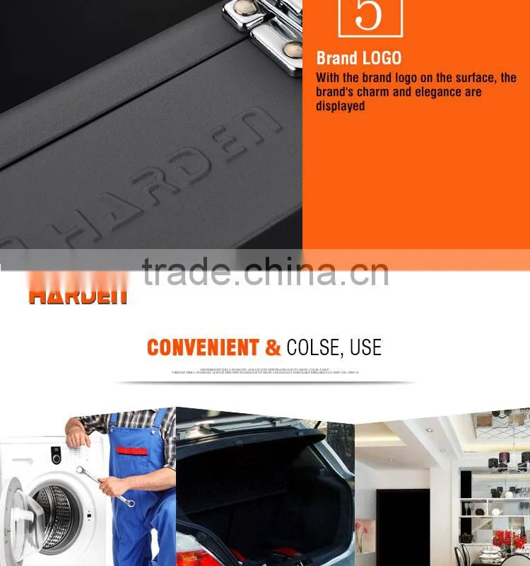 wholesale tool boxes from factory tip toof tool set with heavy duty metal latches