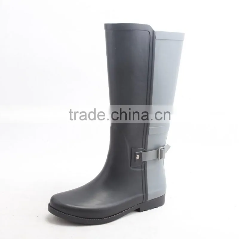 2017 women rubber rain boots with good shape