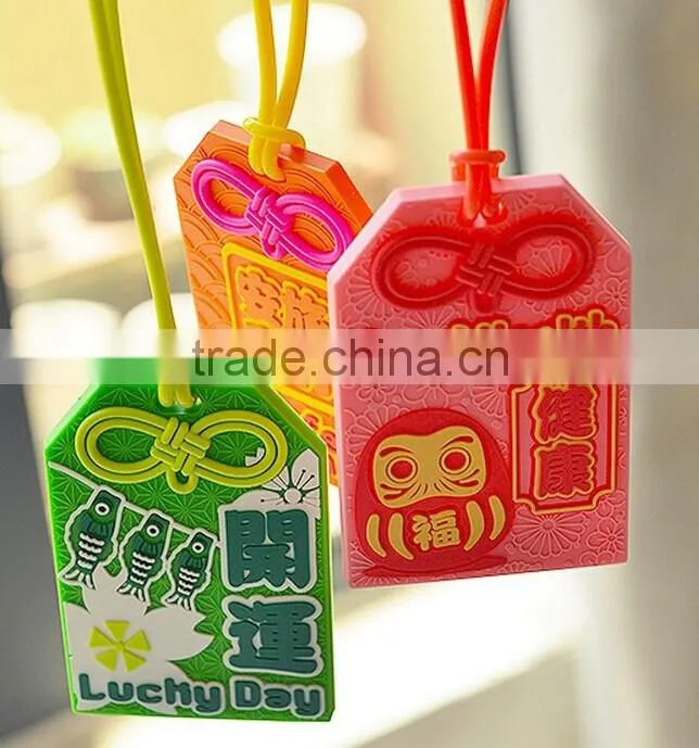 Personalised soft pvc 3D luggage tag wedding favor