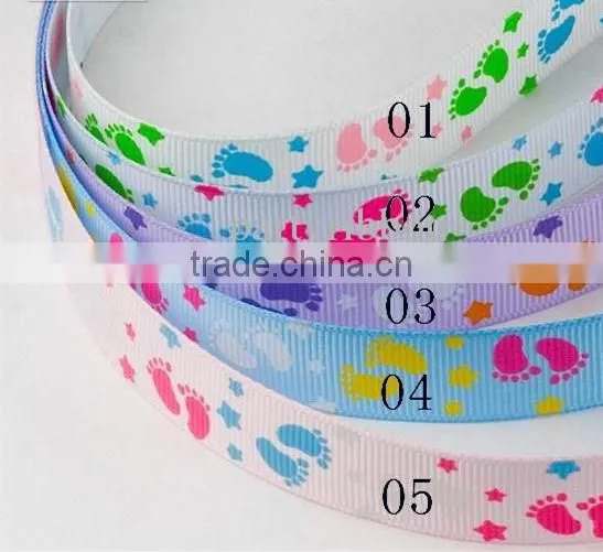 Hot Selling printed sports grosgrain satin ribbon