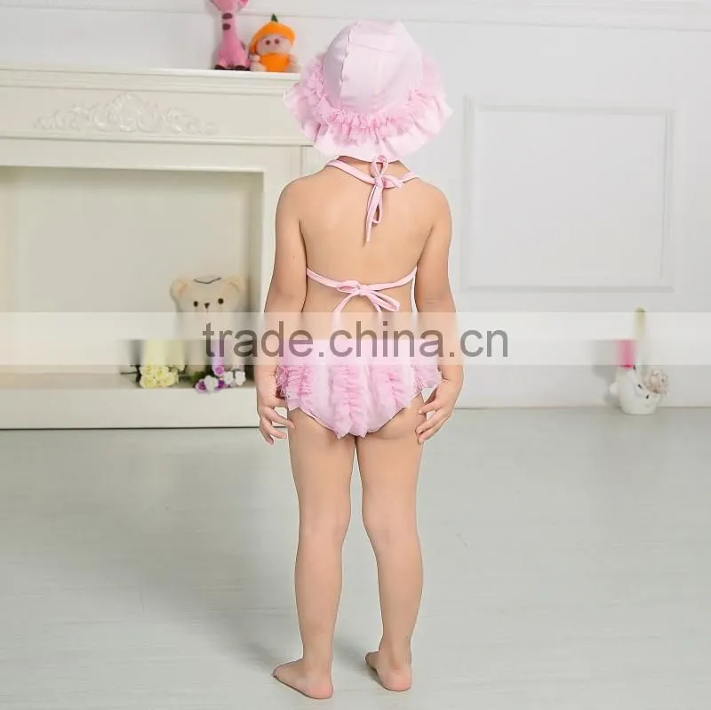 2017 Baby summer beach clothing set baby bikini kids swimwear fashion swimming wear for children