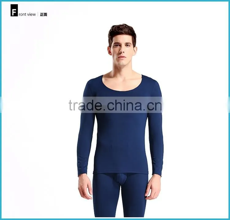 Invisible O Neck Seamless Winter Polypropylene Young Men Baselayer Underwear