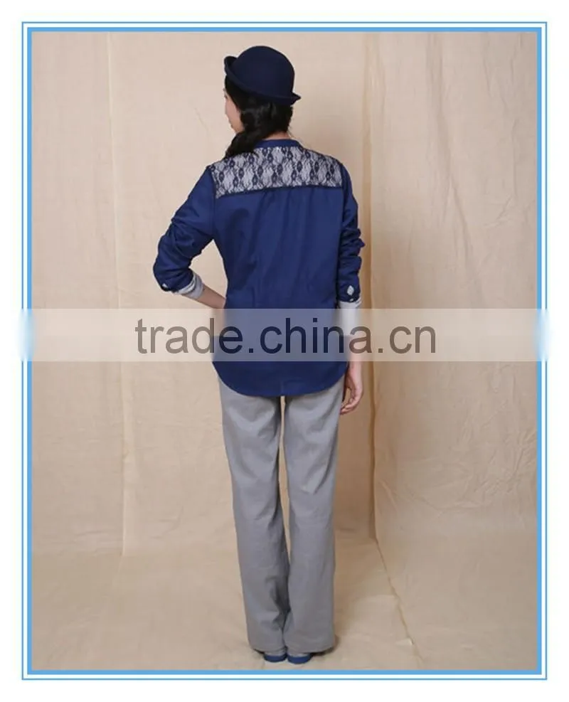 Top Fashion Women Linen Loose Pants In Garment Dye