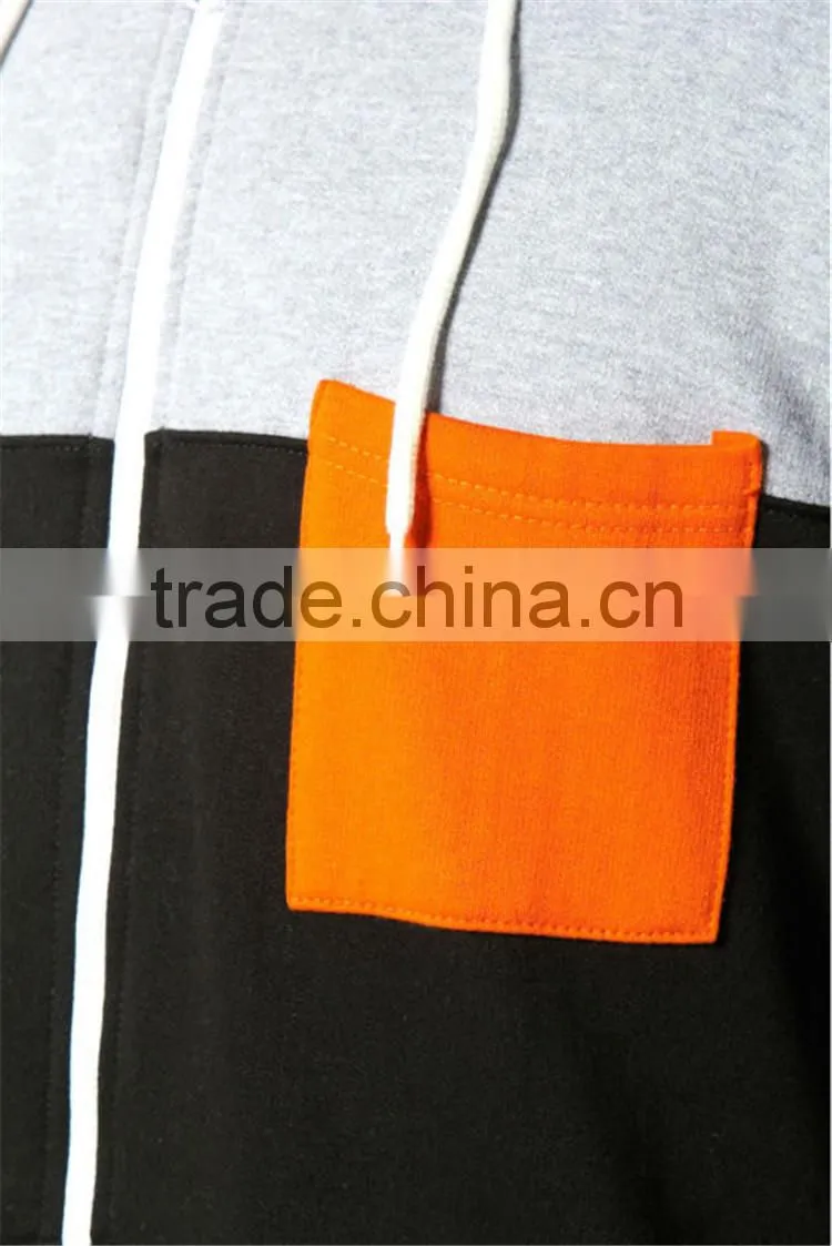 PA0017A block hooded adult 3xl onesie with contrast pocket