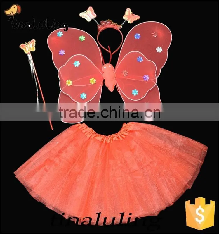 Multicolor kids Halloween Butterfly Fairy Wings Magic Wings Accessory