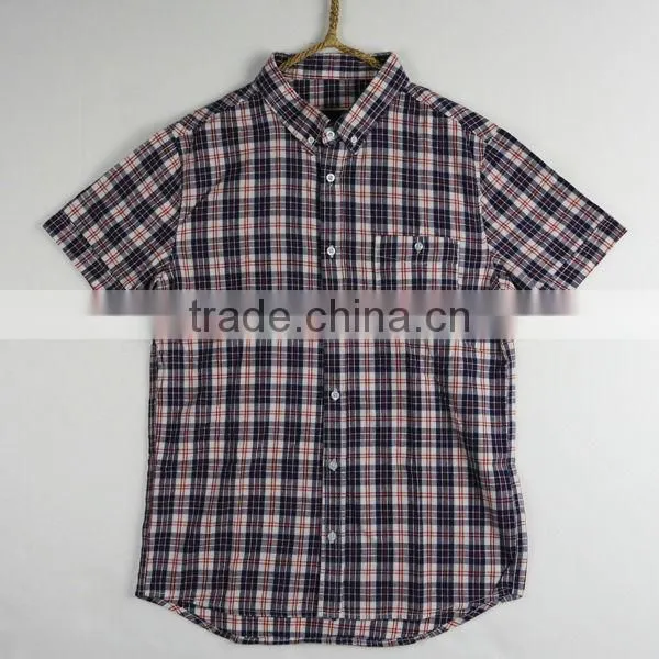 OEM/Wholesale High quality 100% cotton new man plaidn shirts
