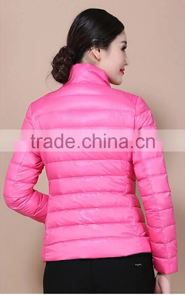 2016 winter new fashion women short down jackets cotton padded coats