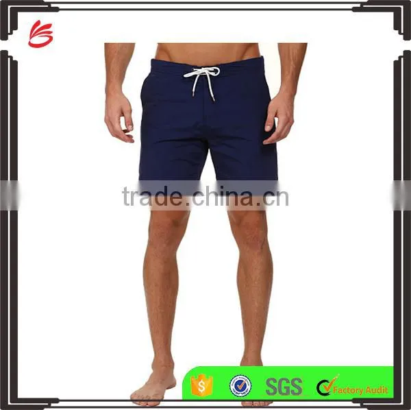 High quality custom embroidery pattern plain men swim short & beach shorts & board shorts