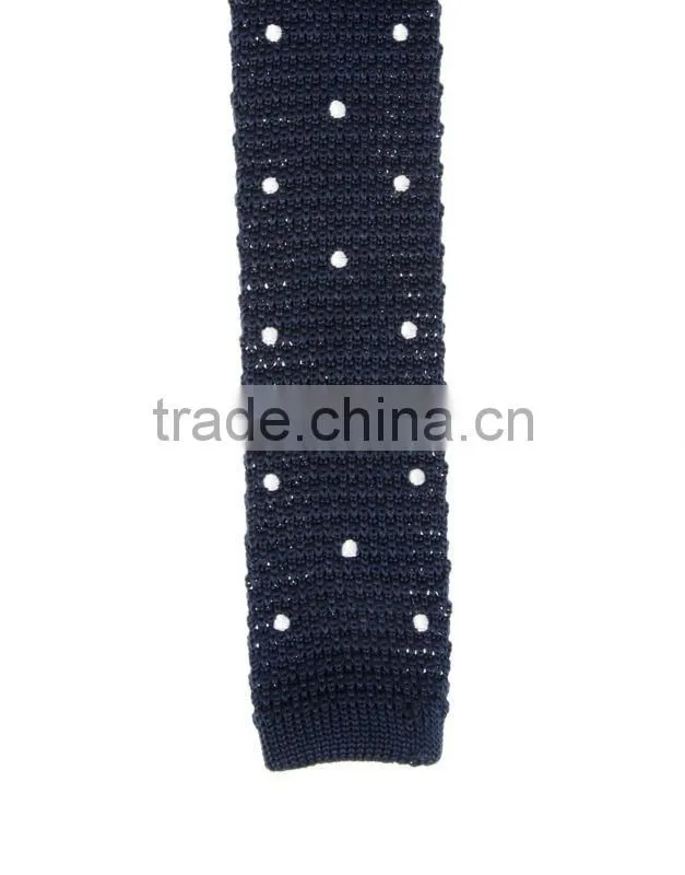 Polka Dot Knit Tie