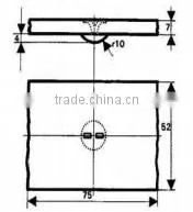 Flour milling mesh celaner pads/cotton cleaner soft surface pan cleaner used for flour applications sieve tray cleaner