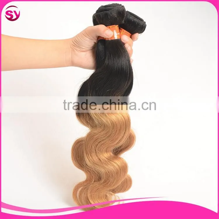 Hot Selling Gorgeous Two Tone Ombre Body Wave 10 Inch Brazilian Hair