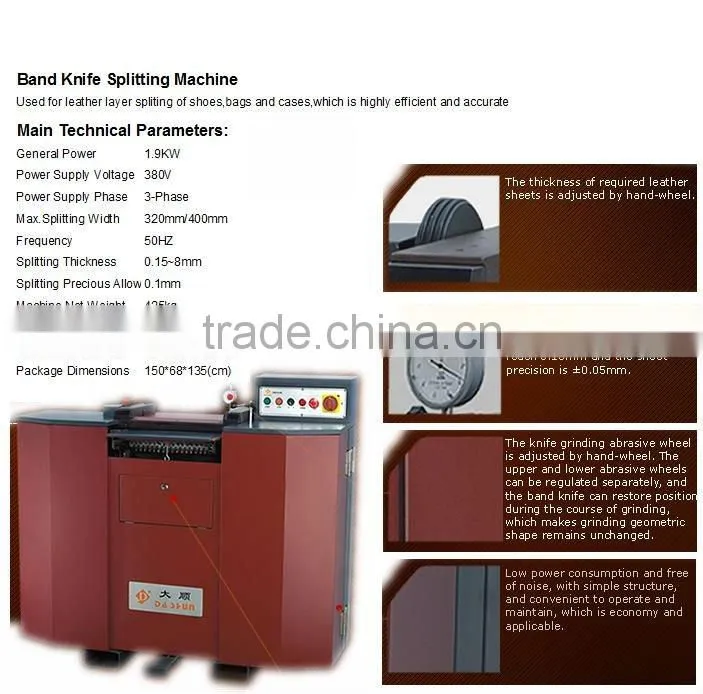 Band Knife Splitting Machine